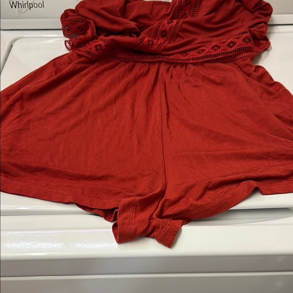 Garage Burnt orange romper Sz small - Picture 11 of 11